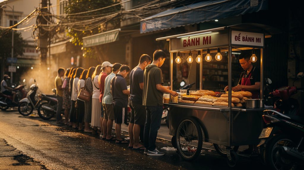 Cách chọn địa điểm bán bánh mì
